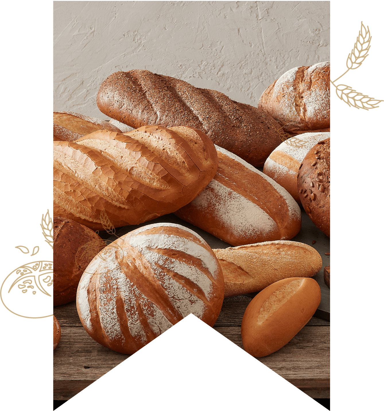 gonnella customer support bread on flag banner