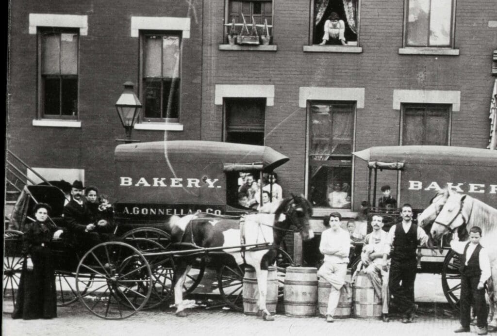 gonnella history - sangamon street photo from 1920's